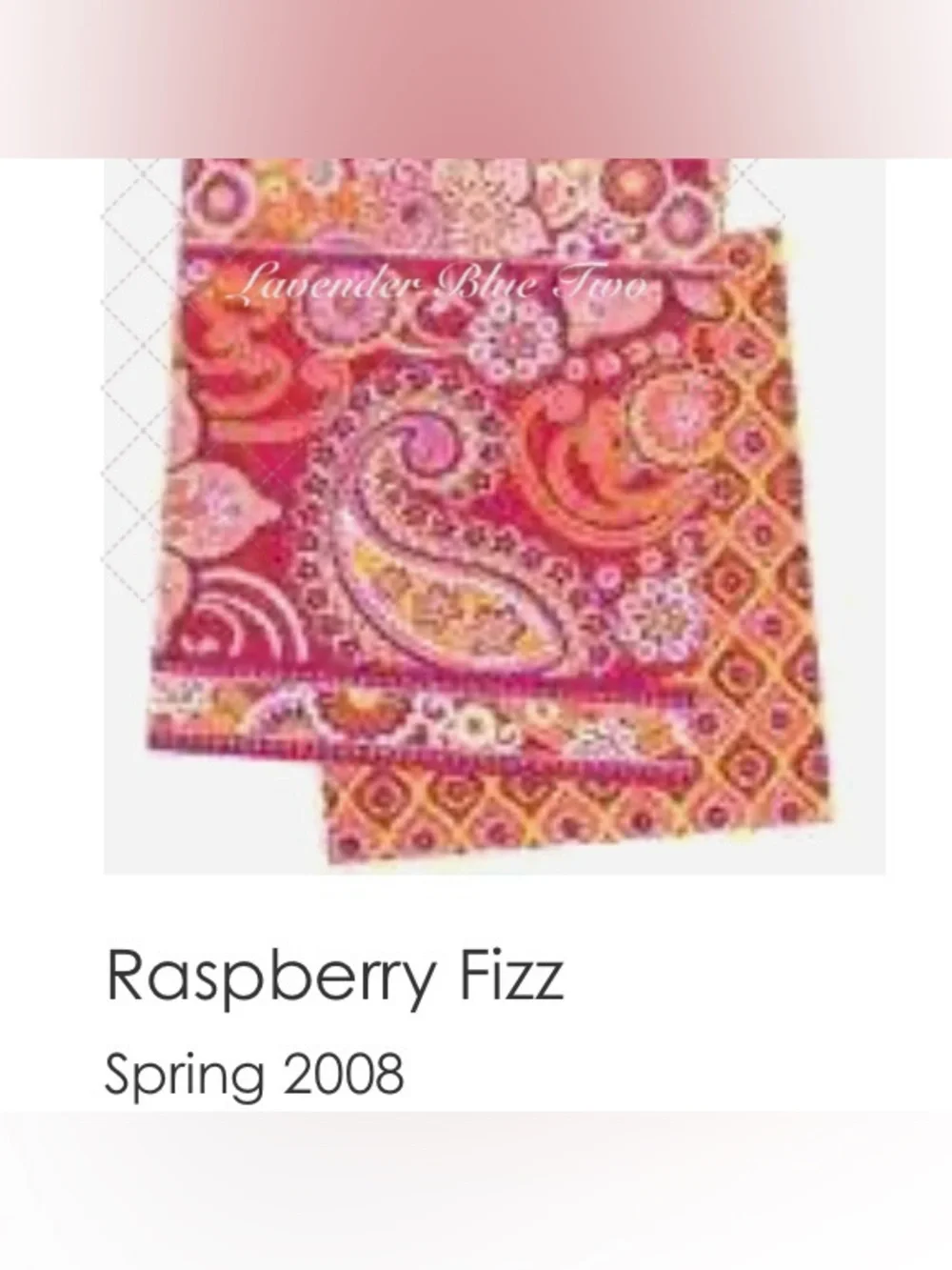 Vintage VERA BRADEY Raspberry Fizz Mini Zip Wallet Orange Red Y2K Floral Snap - Picture 12 of 12